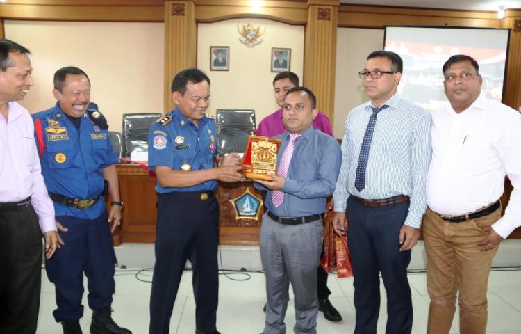 Damkar Badung Terima Kunjungan Direktorat Damkar Bangladesh