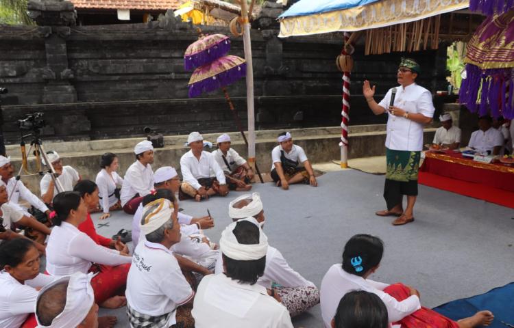 Desa Adat Banjarsayan Laksanakan Karya Atma Wedana Bupati Dukung Dana Upakara 700 Juta