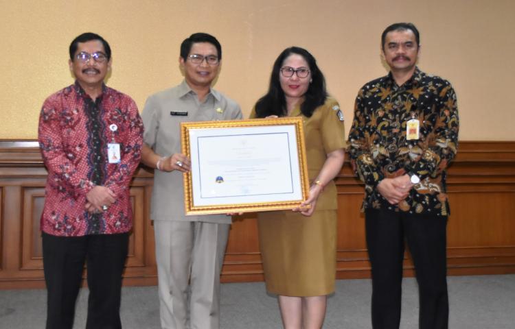 Diskerpus Badung Raih Akreditasi A Kearsipandari ANRI