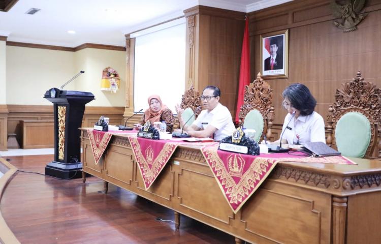 Evaluasi penyampaian LHKPN danValidasi data Bali, NTB dan NTT  Tingkat Kepatuhan Penyampaian LHKPN di Badung Capai 98,3%