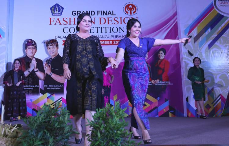 Grand Final Fashion Design Competition Meriahkan Peringatan HUT Dasawarsa Mangupura