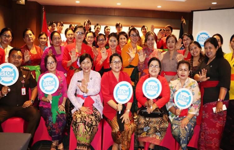 Jadi Narasumber Rakor Program Pemberdayaan Masyarakat Anti Narkoba  Ny. Seniasih Giri Prasta Ajak Masyarakat Menjadikan Badung Bersih dari Narkoba