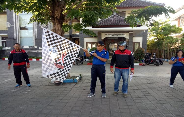 KPA Gelar Touring Keliling Badung, Stop Stigma Diskriminasi Odha