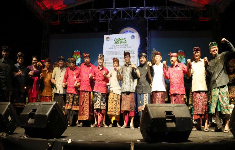 KPU Gebyar Sosialisasi Pemilihan Bupati dan Wakil Bupati Badung Tahun 2020