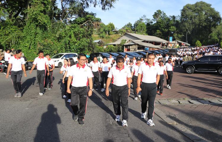 Krida di Jembatan Tukad Bangkung Desa Pelaga Kecamatan Petang Populerkan Potensi Alam Di Badung Utara