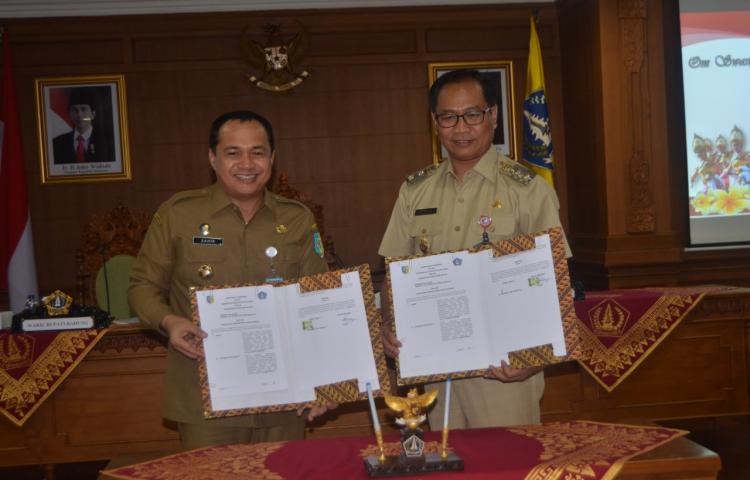 Pemkab. Badung dan Pemkab Batubara Teken MoU Kerjasama Pembangunan Antar Daerah
