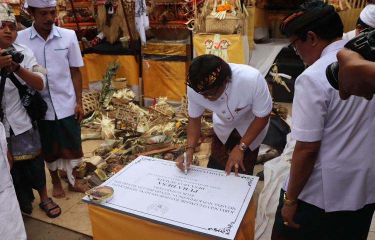 Rampung Pembangunan Pura Desa lan Puseh   Krama Desa Adat Semate Laksanakan Karya Ngusaba Desa dan Ngusaba Nini