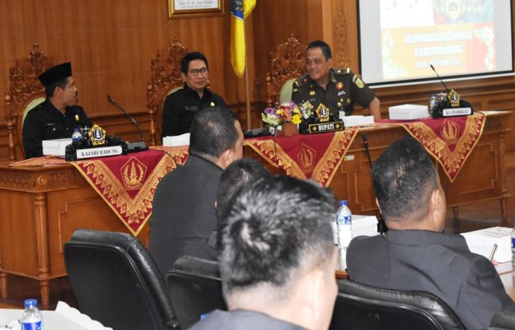 Sekda Adi Arnawa Terima Rombongan Diklat Pim III Angkatan ke II Kejaksaan RI