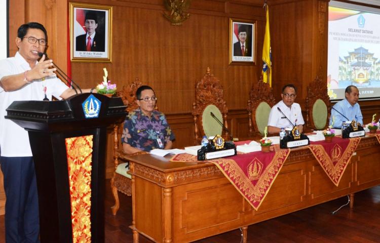 Sosialisasi Pelaksanaan Sensus/Inventarisasi Barang milik Pemkab. Badung.