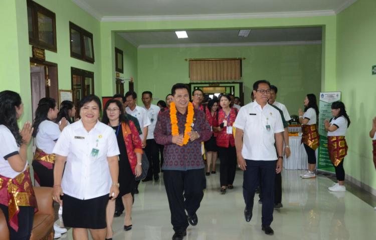 UPT Puskesmas Abiansemal 1 Dinilai Tim Puskesmas Berprestasi Provinsi Bali