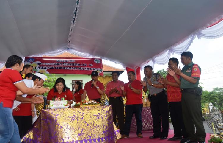 UPT Puskesmas Abiansemal I Rayakan HUT ke-45