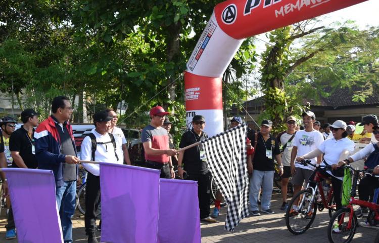 Wabup Suiasa Buka Fun Bike, HUT ke-87 PBKW-GKPB