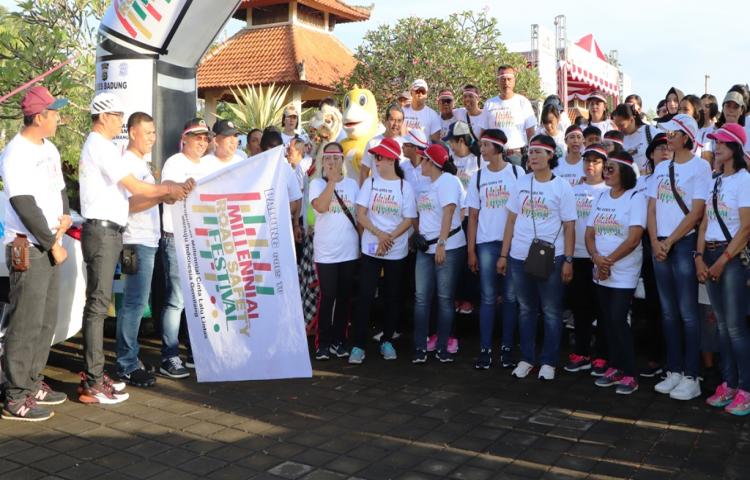 Wabup. Suiasa Dukung Badung Goes to Millenial Road Safety Festival