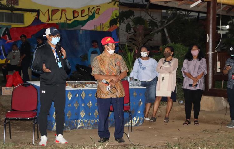 Wabup Suiasa Lanjutkan Pemantauan Posko Covid-19 di Benoa dan Jimbaran