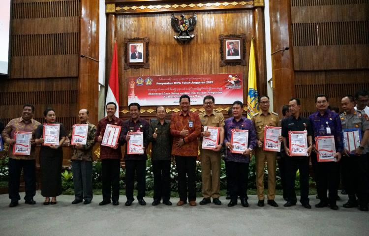 Wabup. Suiasa Terima DIPA Tahun Anggaran 2020 Senilai Rp. 0,738 T