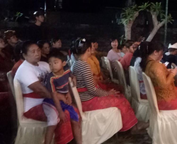 Antusias Masyarakat Banjar Dinas Latu Sari Menghadiri Acara HUT ST.Shantika Bhuana Sari