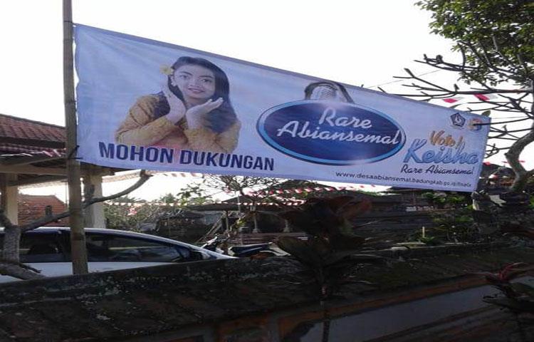 Antusias Warga Keraman Dukung Keisha