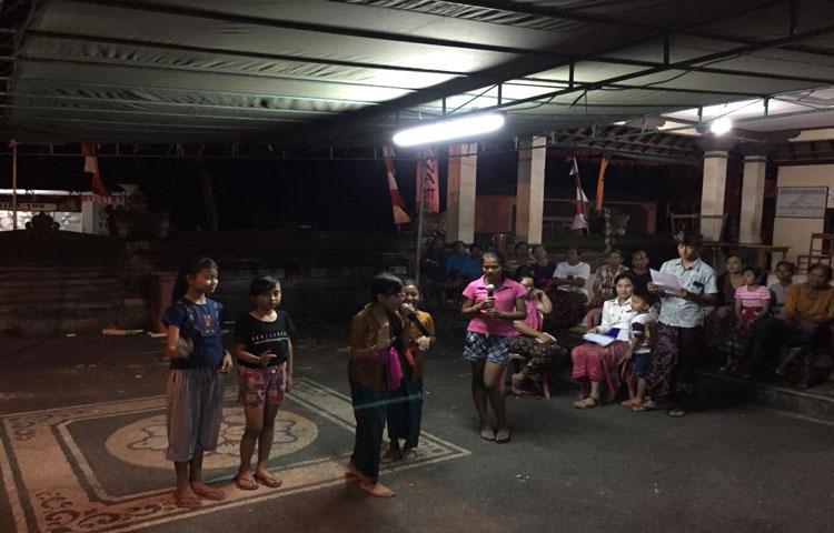 Antusias rare Banjar gunung dalam perayaan HUT ST Sari Laksana