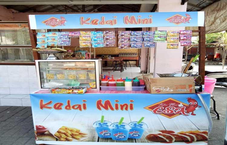 Bagul Dengan Menu Extra Kentang Goreng, Peneman Pop Ice