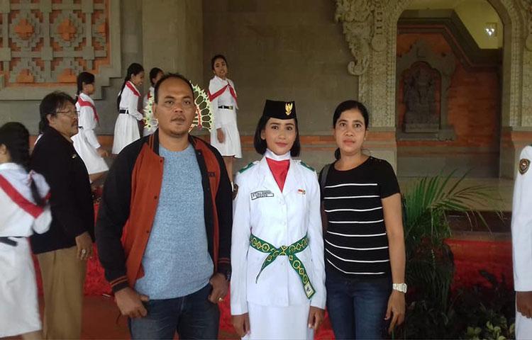 Dila , Gadis Desa Yang Cantik Bersaing Di Paskibraka Badung