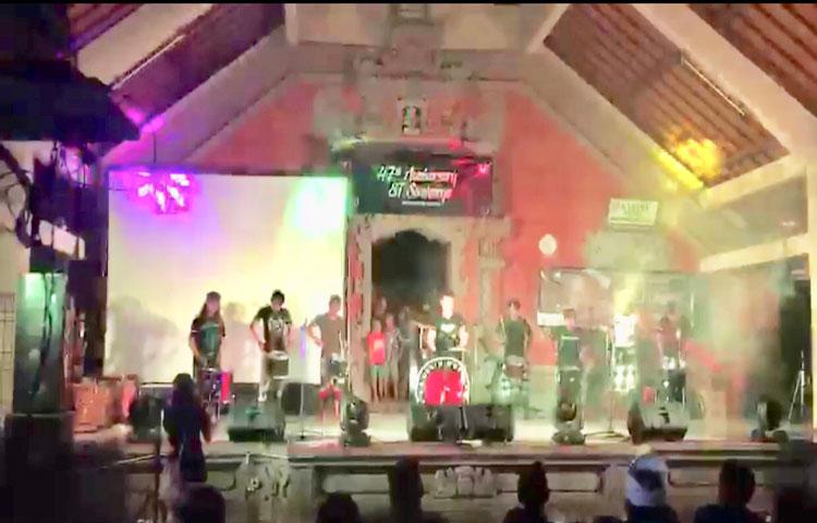 GMC (Gerih Music Community) ikut mengisi acara Pekan Penggalangan Dana “Desa Abiansemal Peduli Lombok”