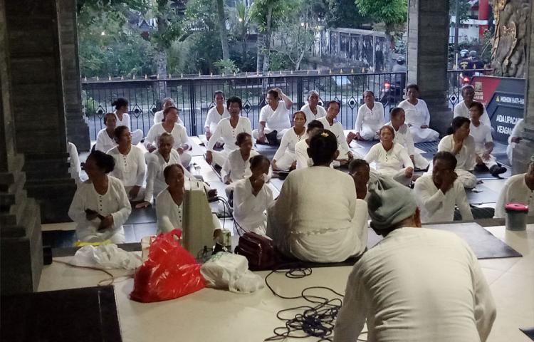 Jaga Kesehatan, Lansia Banjar Aseman Abiansemal Rutin Adakan Kegiatan