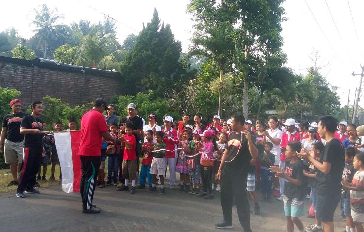 Jalan santai dan Berbagai Perlombaan untuk menyambut Hut, St. Taruna Karya