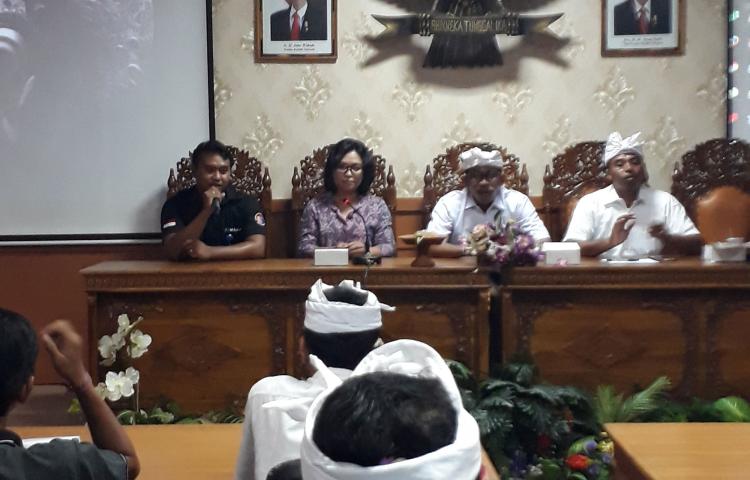Jalin Komunikasi, KIM Abiansemal Berkunjung ke KIM Mengwi