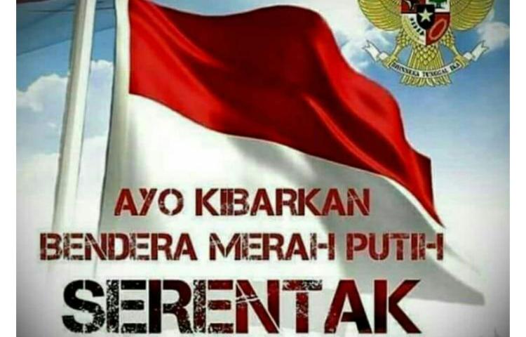 Jelang Kemerdekaan Pengibaran Dwi Warna Serentak