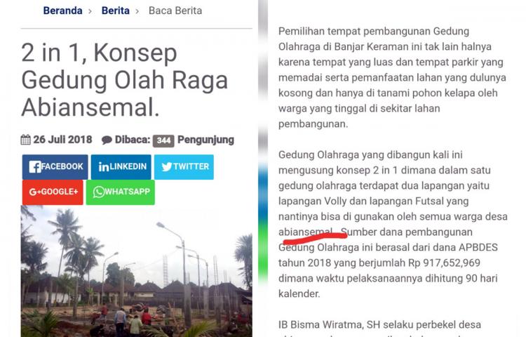 Klarifikasi berita tanggal 26/03/2018