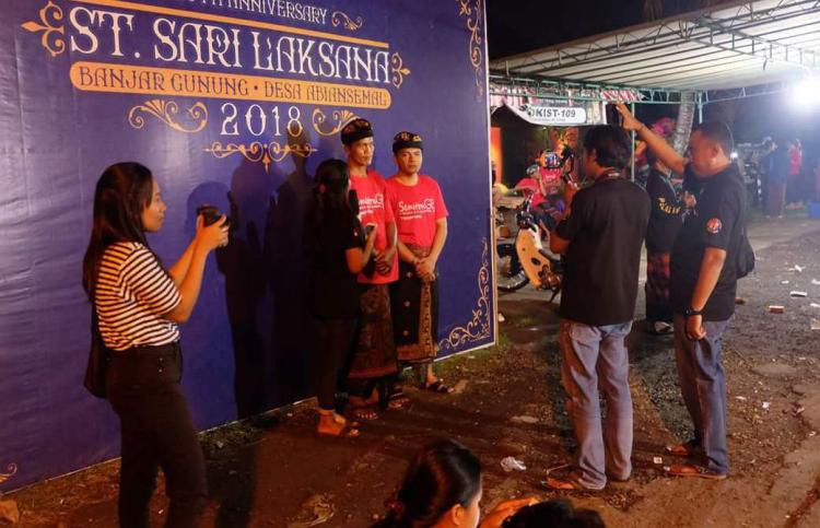 Kolaborasi KIMABS Serta KKN ISI Denpasar Dalam Liputan Sari Laksana