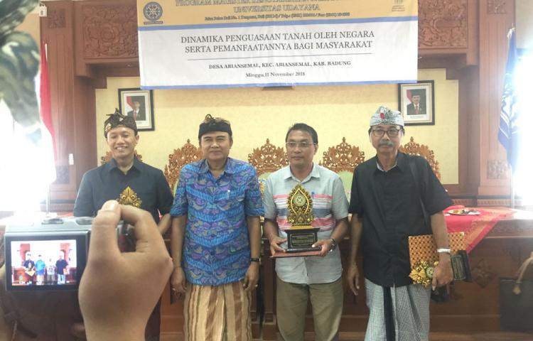 Kunjungan Mahasiswa Program Magister Kenotariatan Fakultas Hukum Universitas Udayana.