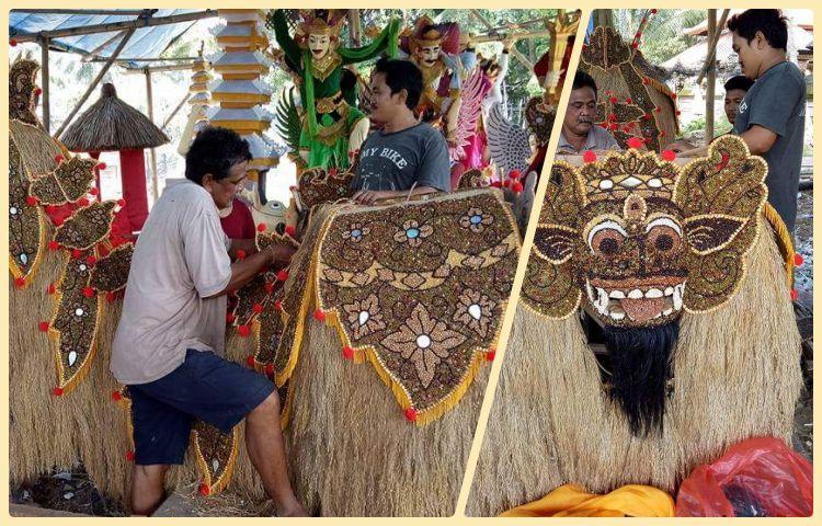 Menghias Jabe Pura, Jelang Puncak Karya Ring Pura Dalem Prajapati Desa Adat Abiansemal.