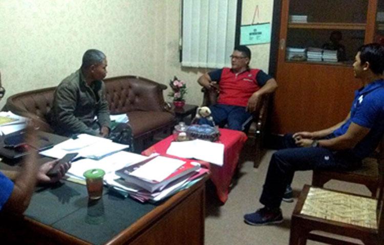 PN Bersama TNI Ukur Tanah Warga