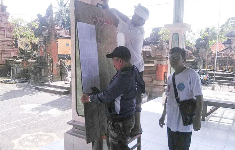PPS Desa Abiansemal Serentak Pasang DPS