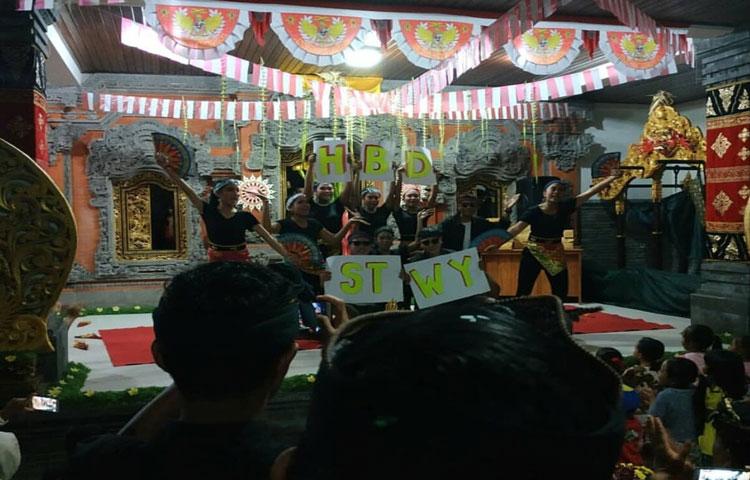 Serunya perayaan Hut ST. Werdhi Yowana