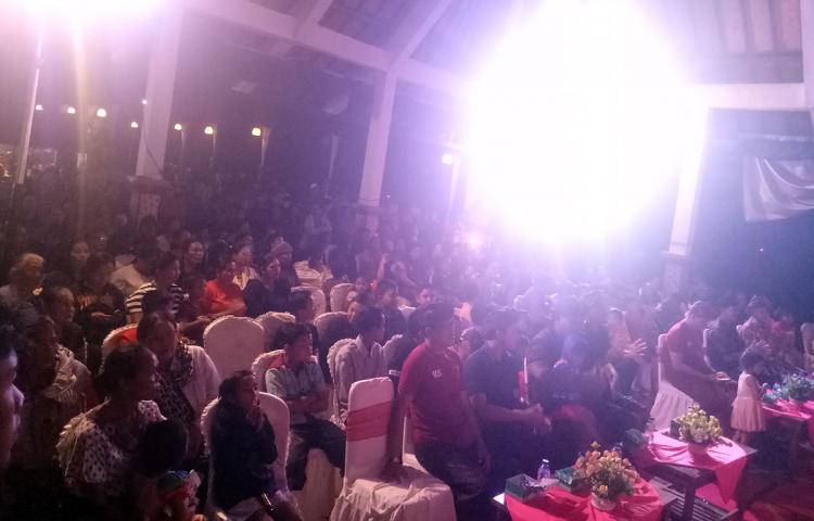 Tak Disangka-sangka, Penonton Hut Gempa Fc Ke-2 Penuhi Tempat Acara.