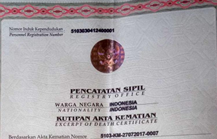 Tertib Administrasi Syarat Utama Pencairan Dana Santunan Kematian