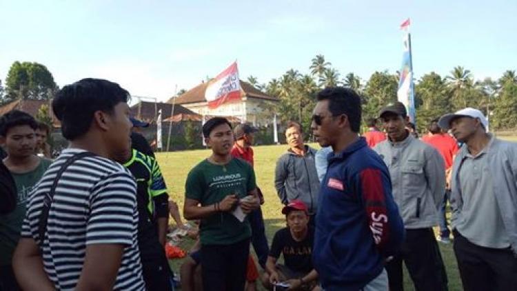 Kehadiran Perbekel Belok/Sidan untuk memberi dukungan tim BS FC.