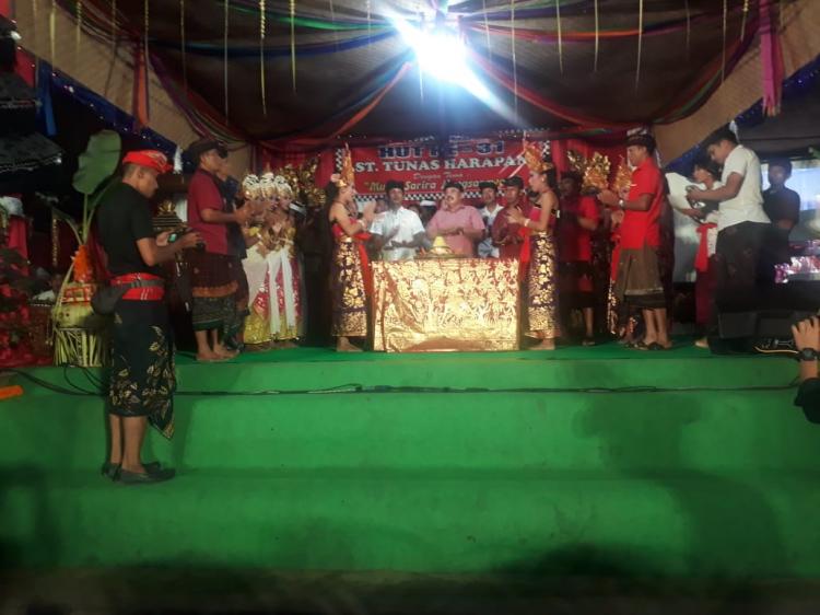 Kemeriahan Malam Puncak Hut ST Tunas Harapan Br Belok