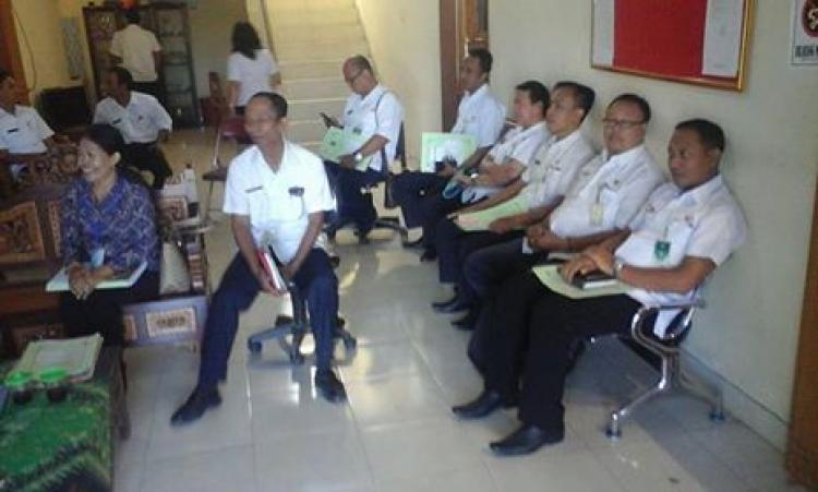 Kunjungan inspektorat Kab.Badung di Belok/Sidan.