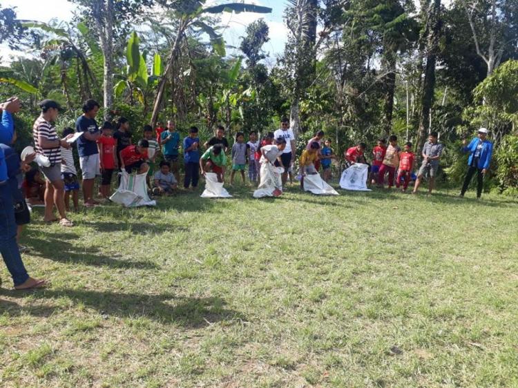 Lapangan Sekarmukti di Banjirin Anak- Anak