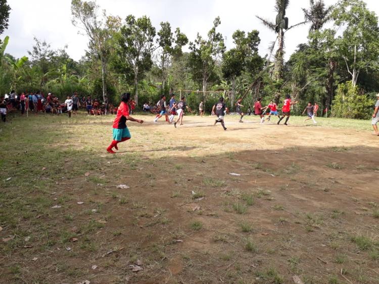Lomba Sepak Bola Ikut meriahkan Hut St Sekar Sari Banjar Sekarmukti yang ke 30