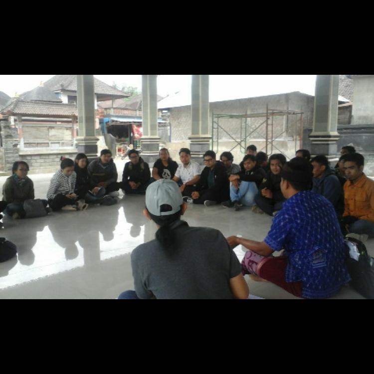 Penerimaan KKN UNWAR di Br.Sekarmukti Belok/Sidan.