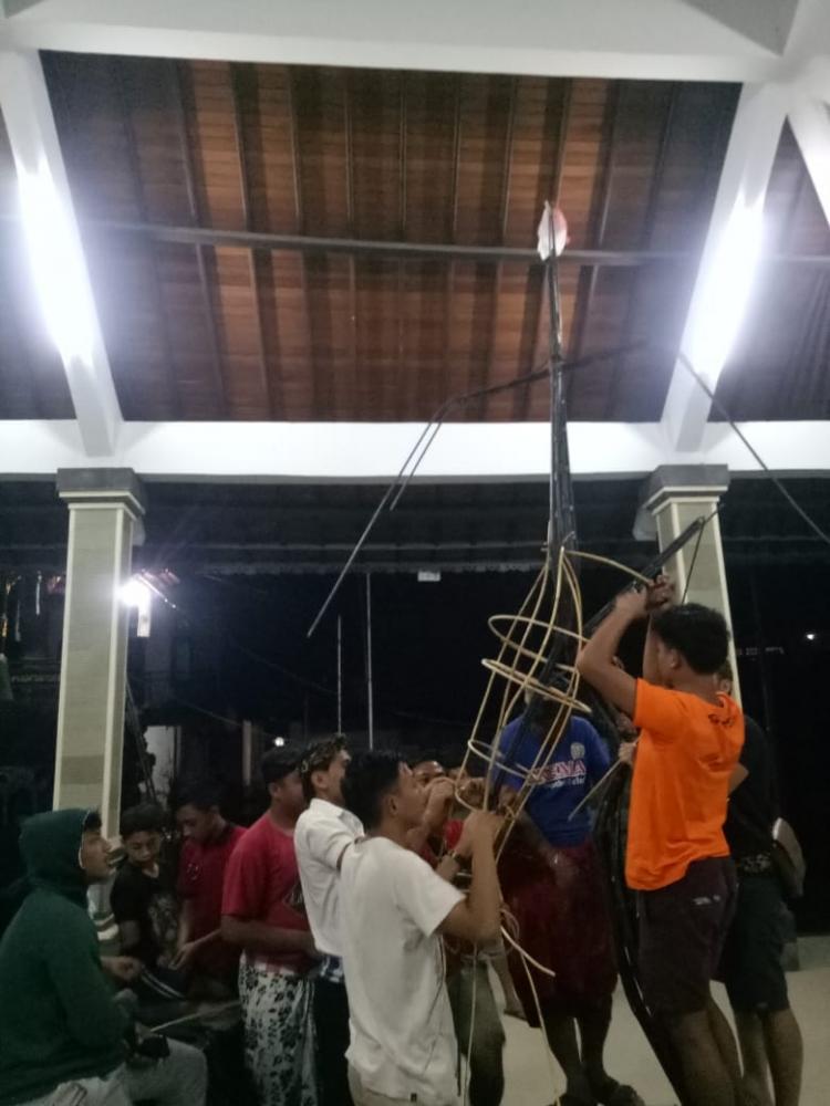 Proses Awal Pembuatan Ogoh-Ogoh Dilakukan Oleh St Sekar Sari