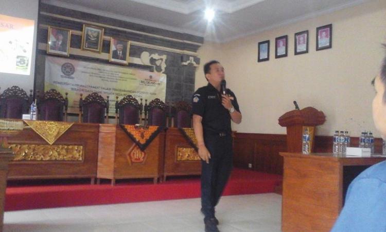 Sosialisasi penanganan kecelakaan di Belok/Sidan