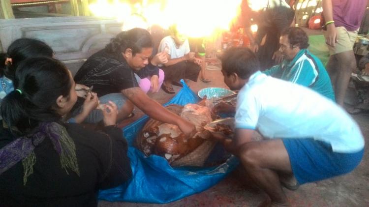 Tradisi "Ninggungin" Di Banjar Sekarmukti