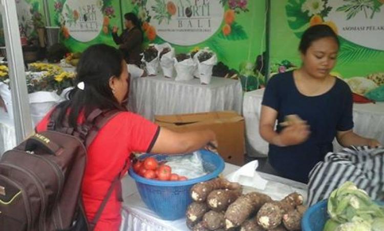 Umbi talas masuk Festifal Jembatan Tukad Bangkung.