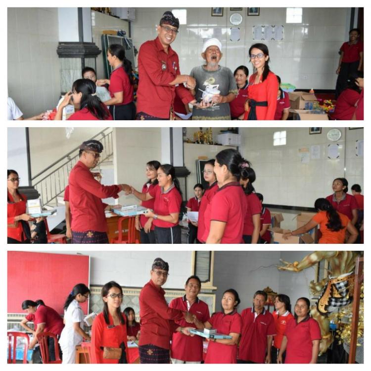 LANSIA DAN BALITA MENJADI PUSAT PERHATIAN BAGI PERBEKEL BUDUK