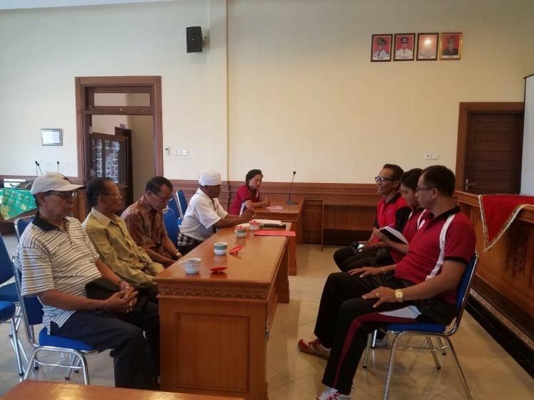 Mantan Perbekel Buduk konsolidasi dengan PERBEKEL